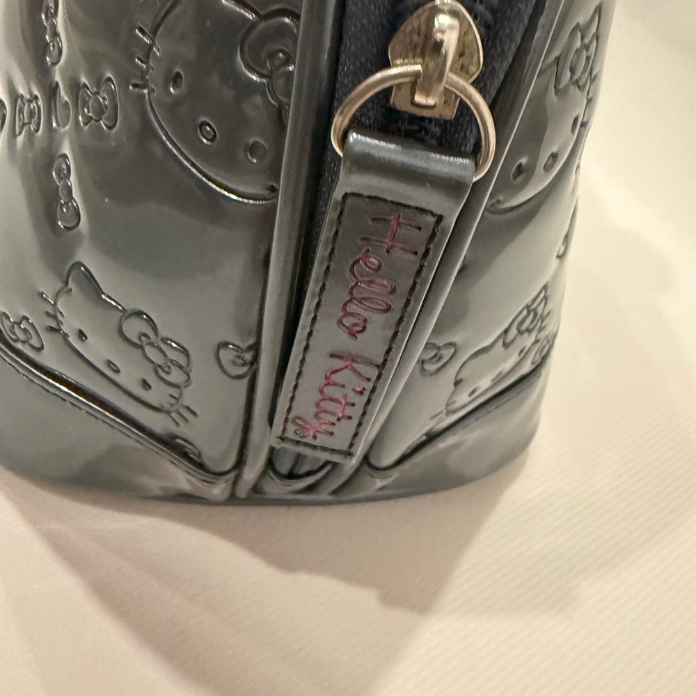 Hello Kitty Gray Embossed Handbag - Picture 8 of 14